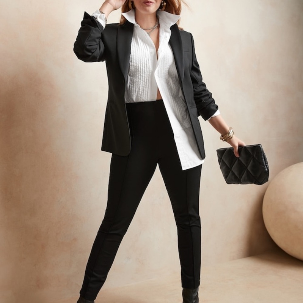 BANANA REPUBLIC High-Rise Sloan Legging sz 6 & 14 & 20 dark blue